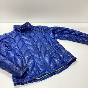 Rischio Down Quilted Puffer Jacket Blue L
